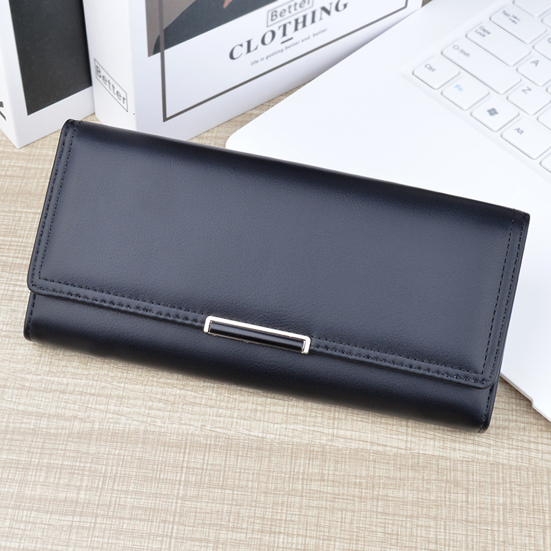 New Women's Wallet Long Luxury Bag Multi-card Slot Soft Leather Fashion Simple 70% Off Stack Large Designer Bag Capacity Clutch Card Holder
