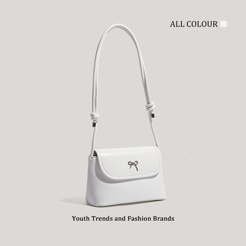 Simple Solid Color Small Square 2025 New Fresh Underarm Single Shoulder Casual Crossbody Bag ddmymoon