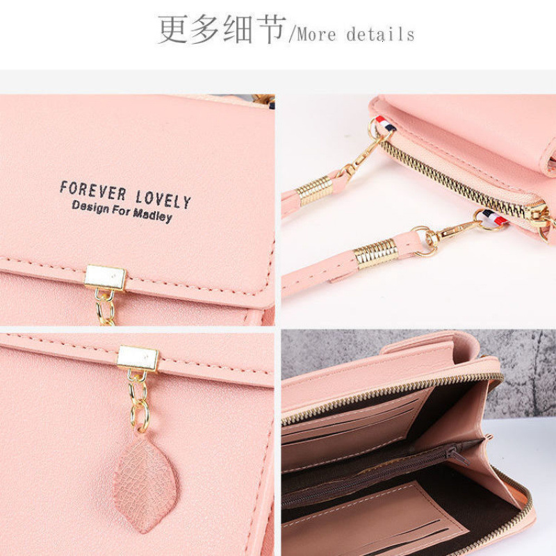 2025 New Wholesale Large Capacity Multifunctional Fashion Simple Leaf Luxury Bag Single Shoulder Small Bag Crossbody Phone Bag For Women