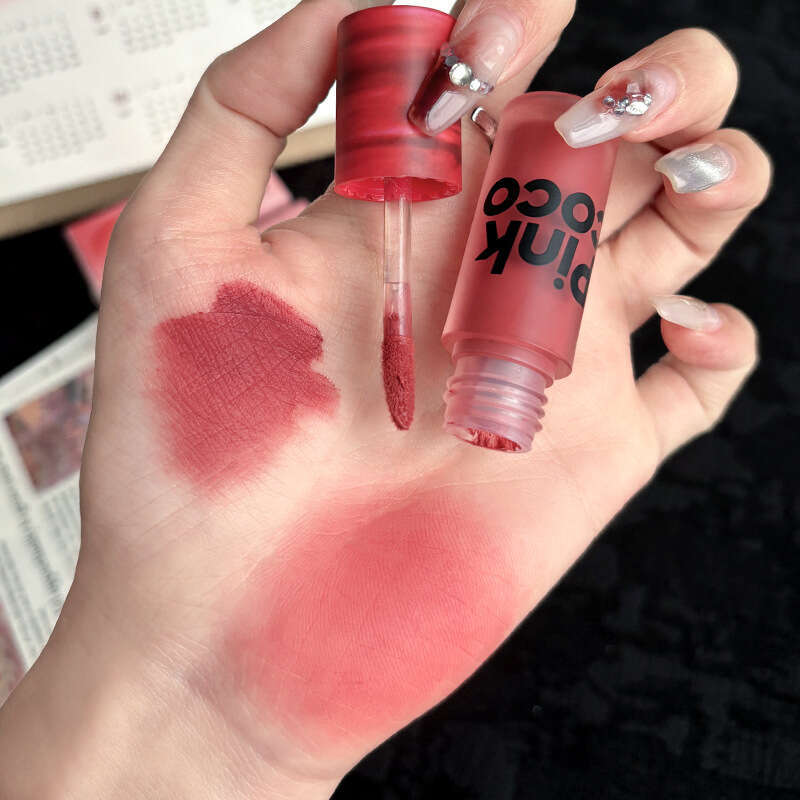 Sunset Matte Gloss Velvet Soft Mist Non-Stick Cup Brightening Lip Mud Student Lipstick TikTok Free shipping