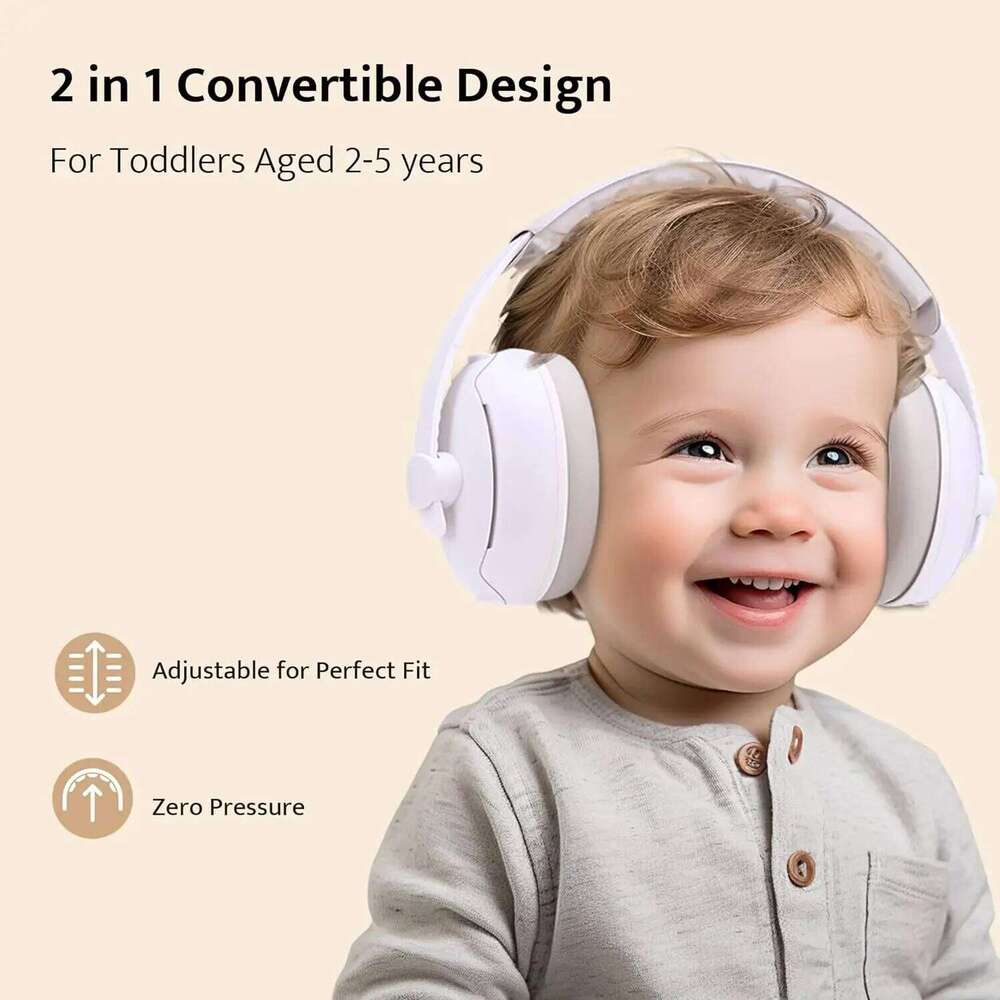 Baby Ear Muffs Protection for Babies Toddlers Adjustable Infant Noise Cancelling Headphones Improves Sleep Gift
