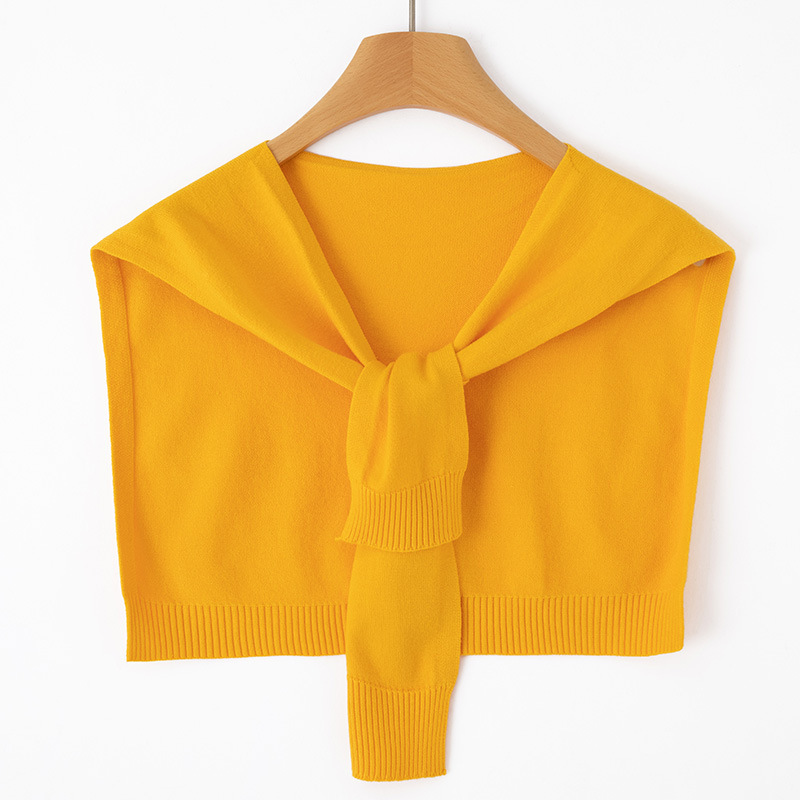 K1632 Candy-colored shawl for women, spring and autumn outerwear, solid color knitted shawl scarf, shoulder pad cape, air-conditioned room waistcoat t