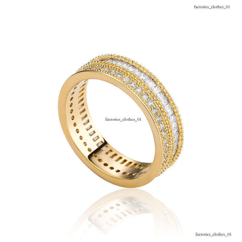 Trendy Hip-Hop Personality Rings for Men and Women Full Zircon Fashion Jewelry