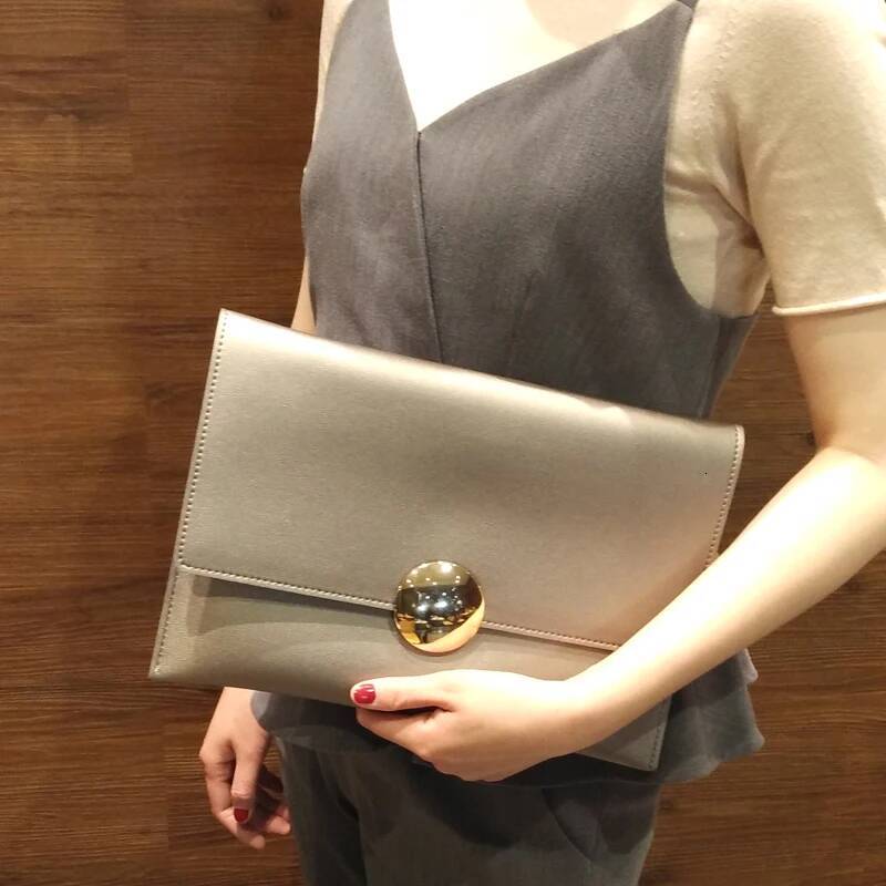 Brand Design Women Clutch Elegant Ladies Female Handbag PU Leather Chains Envelope Shoulder Bag Clutches bolsa