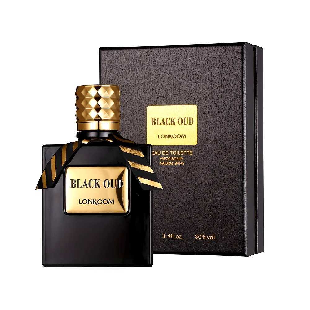 100ml Black Oud Perfume Mens Eau De Toilette Luxury Mysterious Oud Woody Long-Lasting Perfume Fragrance Cologne Z250809
