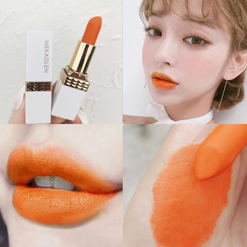 McCarton Lipstick Carrot Cream Orange Rose Purple Pink Matte Brightening Niche Lip Balm for Women Free shipping