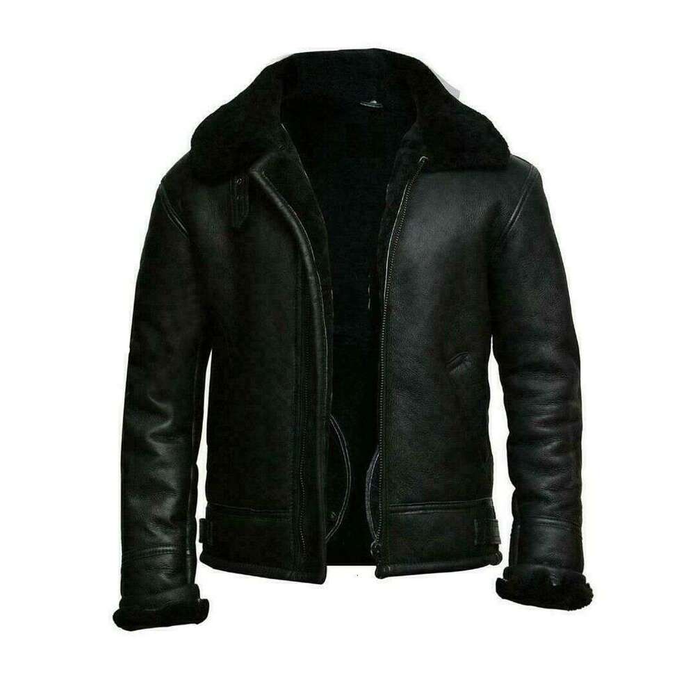 Men's Clothing Large Lapel One Long Sleeve Fur Coat