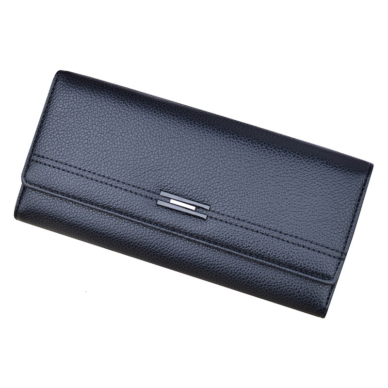 Women's Wallet Long Style Multi-card Slot Card Holder Soft Leather Simple Fashion Large Capacity Off Designer Bag Luxury Bag Stack Clutch
