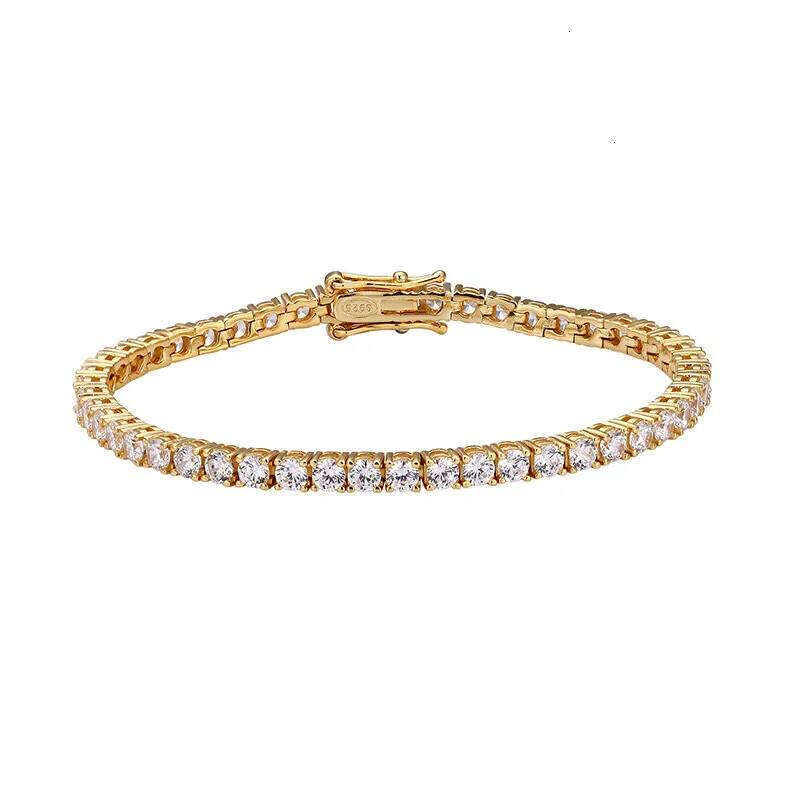 IGI GIA Certified VVS1 VVS2 CVD HPHT Lab Grown Dia 14k Real Solid White Gold Princess Tennis Bracelet Fine Jewelry Women