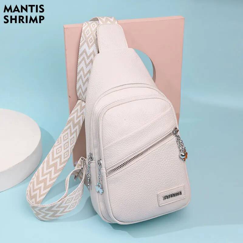 Women Chest Summer Creative Style Shoulder Wear Resistant Messenger PU Leather Crossbody Bag Sling Bags for Woman