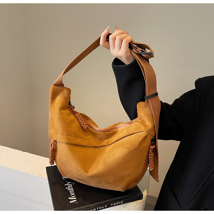 Cross-border Bag For Women Niche Design Commuter Designer Bag Bag Crossbody Dumpling Bag Lazy Style New Luxury Bag Large Capacity Student Shoulder Bag