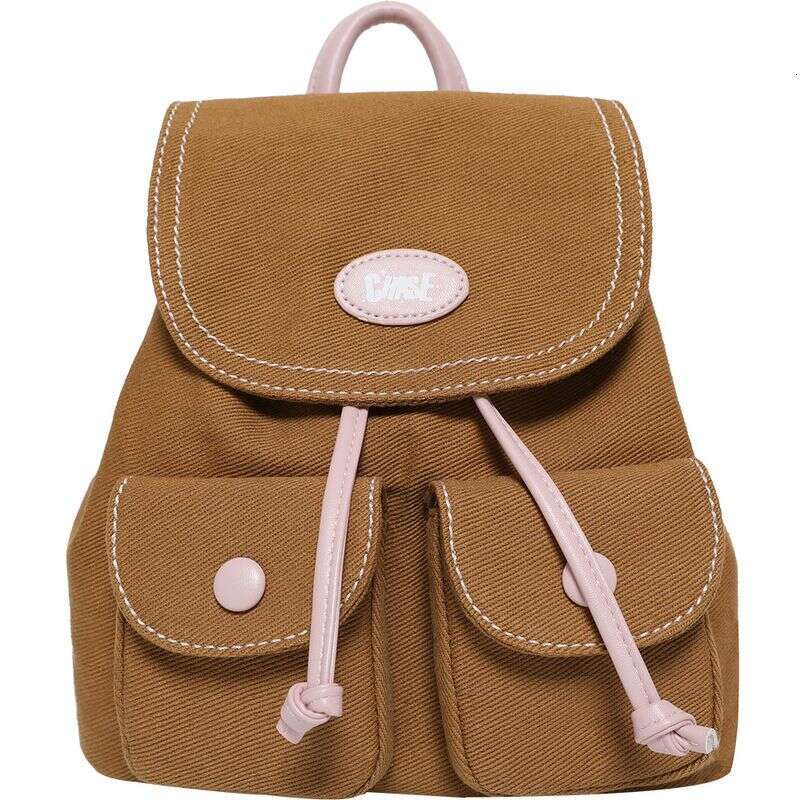 Denim Canvas 2025 Summer New Bag Niche Design Women's Mini Backpack Single And Double Shoulder Use