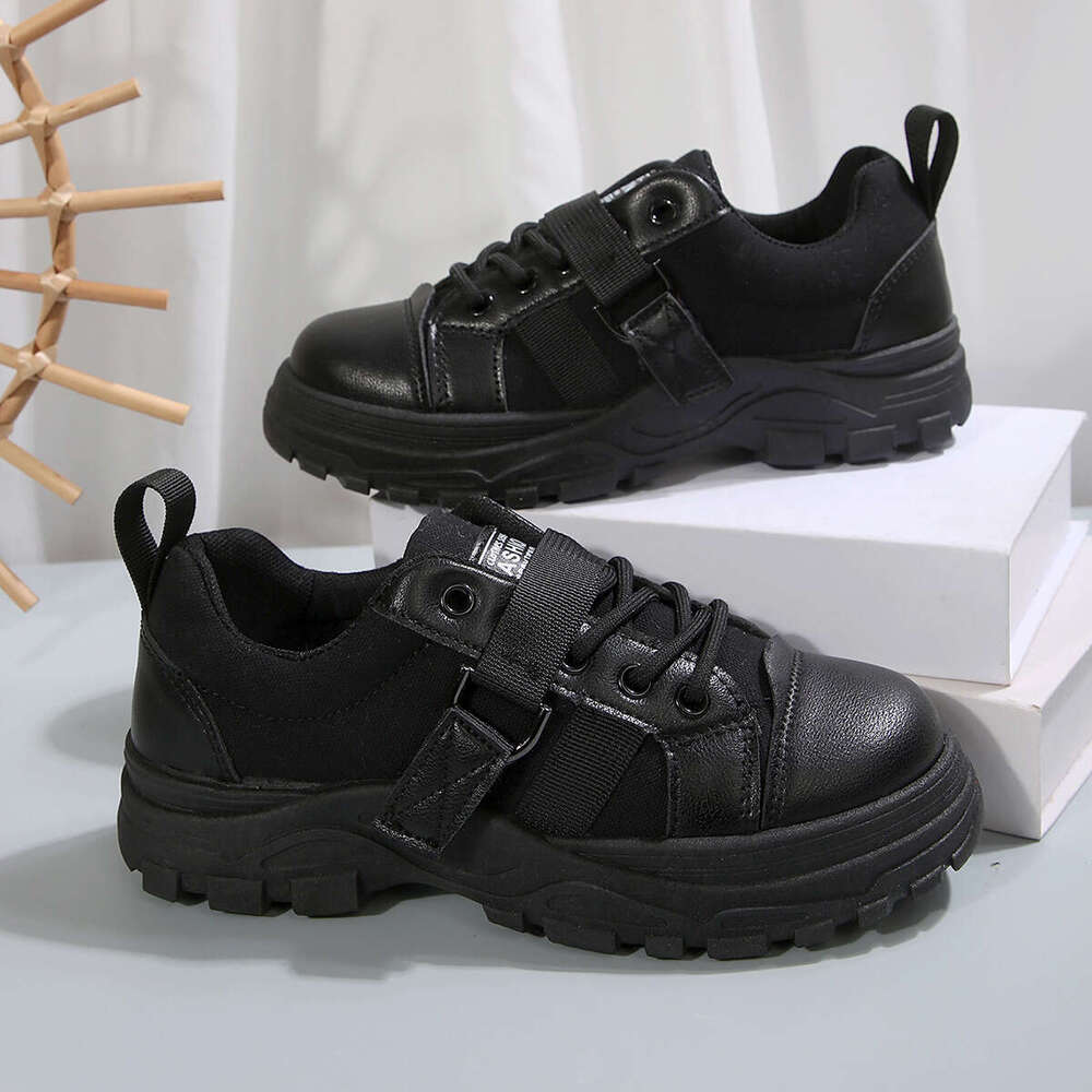36-45 Plus Size 2025 New Casual Women Four Seasons Thick-Soled Front Designer Shoes Lace-Up Sports Shoes for Women