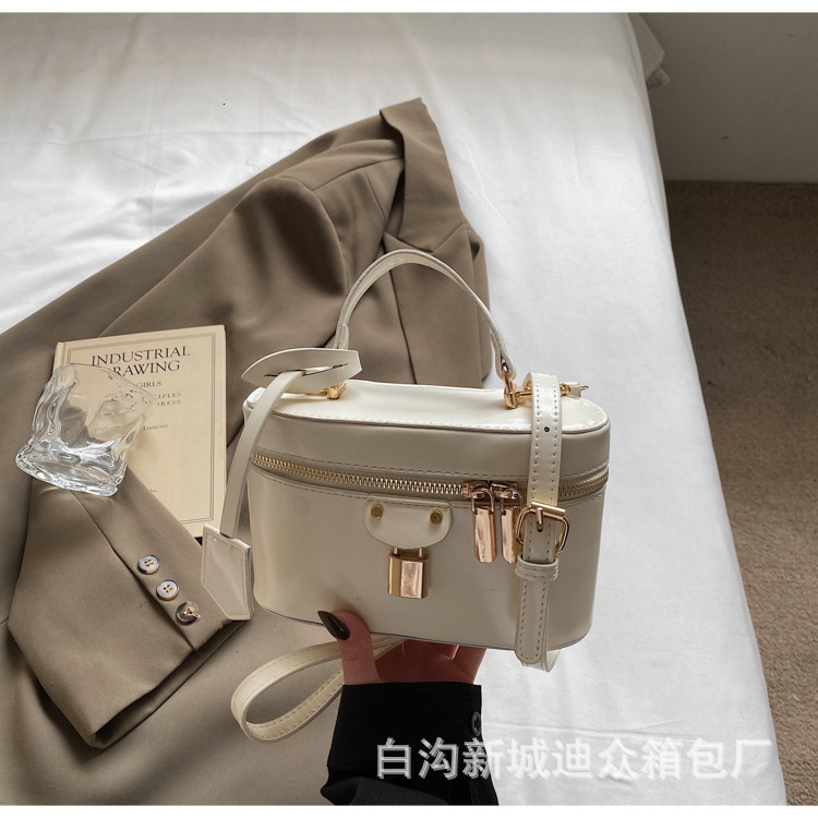 Cross-border Makeup Bag Women's Bag 2025 Summer New Handheld Box Bag High-end Fashion Niche Luxury Bagfree Shipping Designer Design Crossbody Bag