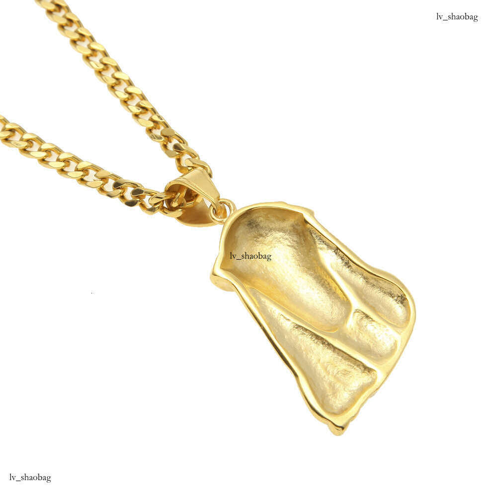 Personage Pendant Men and Women Hiphop Hip Hop Gold Plated Jewelry Necklace