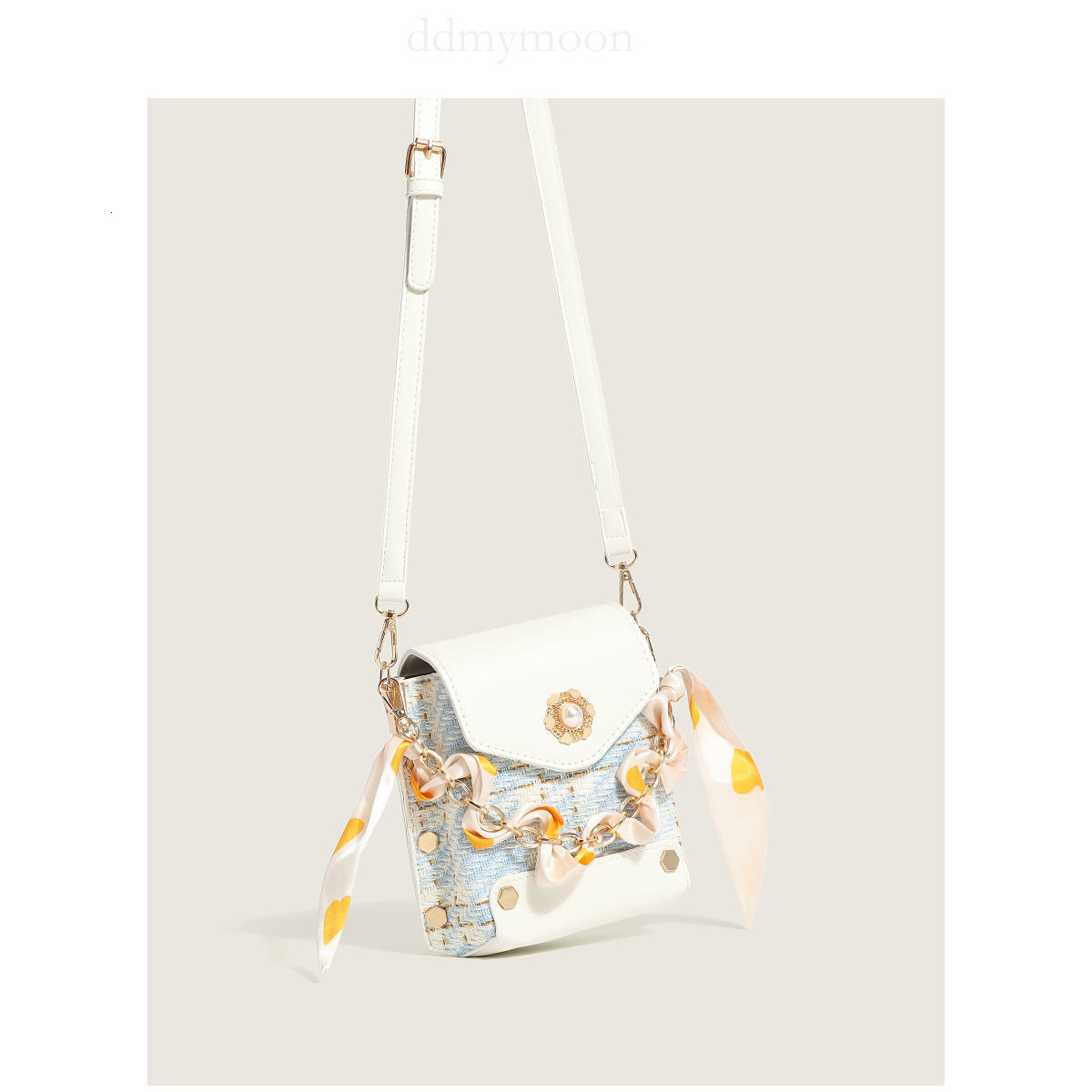 2025 Fashion Chain French Design Versatile Mini Crossbody Shoulder Phone Bag ddmymoon