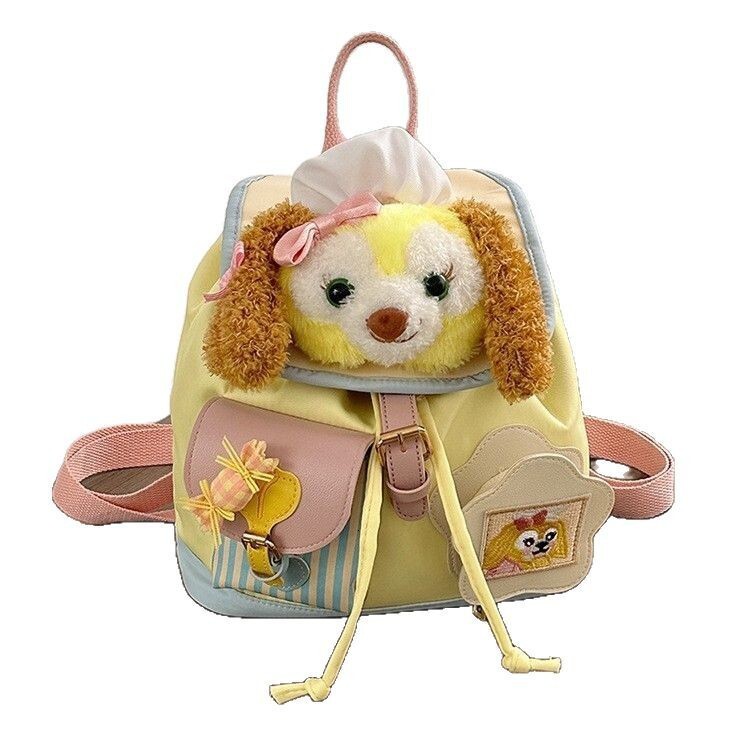 Cute Plush Puppy Backpack Girls, Suitable for School Travel, Casual and Trendy Women's Bag ddmymoon