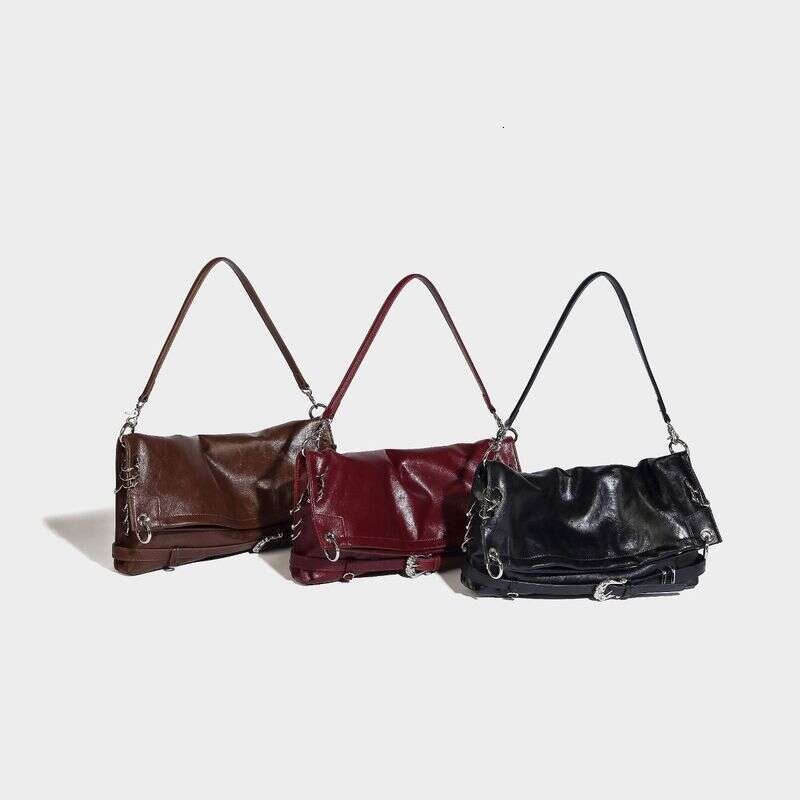 Millennium Fashion Multifunctional New Trend Underarm Multi Ring Design Shoulder Handbag