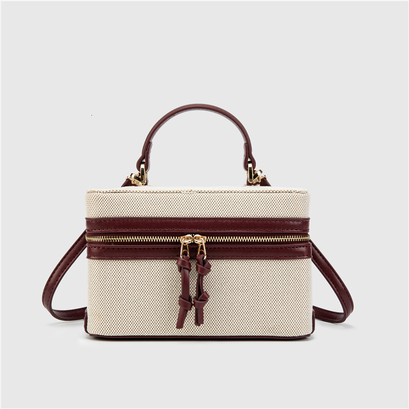 Spanish Cross-border Women's Bag 2025 New Trendy Handbag Versatile Fashion Small Bag Single Shoulder Crossbody Box Bag Luxury Bagfree Shipping De