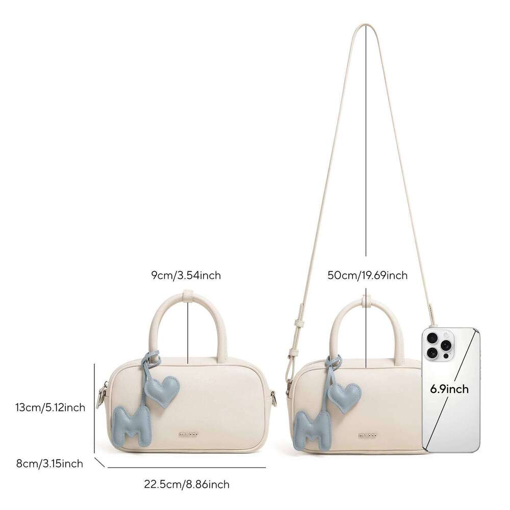 Designer Bag Luxury Bag ITAMOOD Bowling Bag Women Original Design Leather Cowhide Shoulder Crossbody Handbag Boston Summer Makeup Valentine Gift Schoo