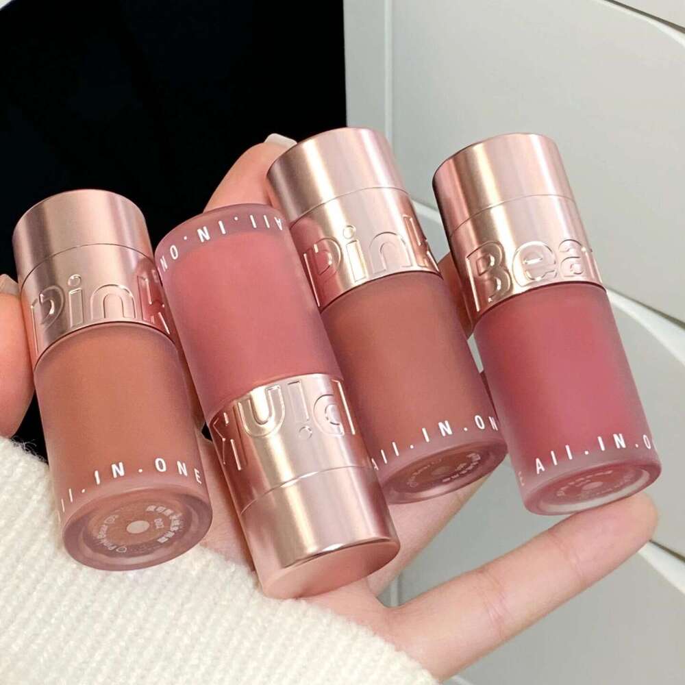 Pinkbear Multi-Use Cream Lip Gloss Blush Contour Highlighter Expanding Color Clear Transparent Affordable Free shipping
