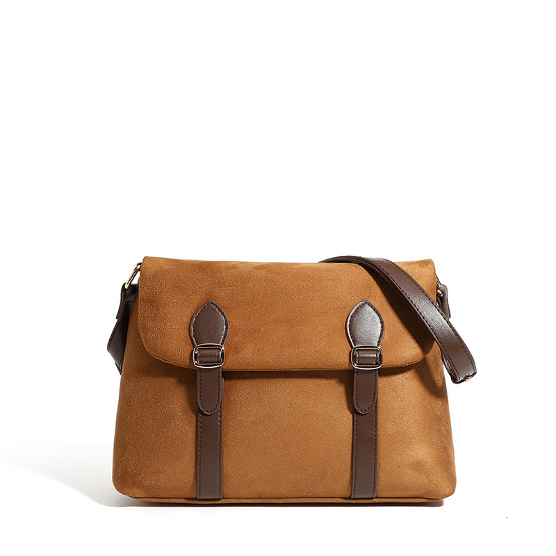 2025 Niche Suede Single Shoulder Crossbody Design New Messenger Bag ddmymoon