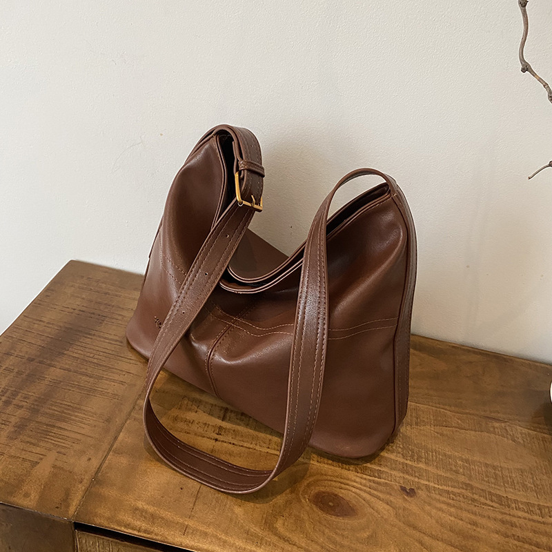 Korean Style Trendy Designer Bag Fashion Tote Bag Cross-border Wholesale 2025 Autumn Winter New Simple Shoulder Crossbody Luxury Bag Bag High-end Wome