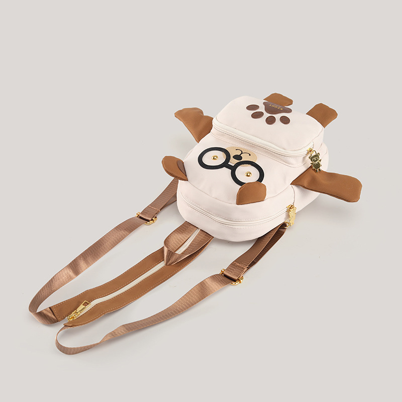 2025 New Cute Cartoon Spring Outing Small Backpack Ins Simple Color-Block Forest Style Student Travel Shopping Mini ddmymoon