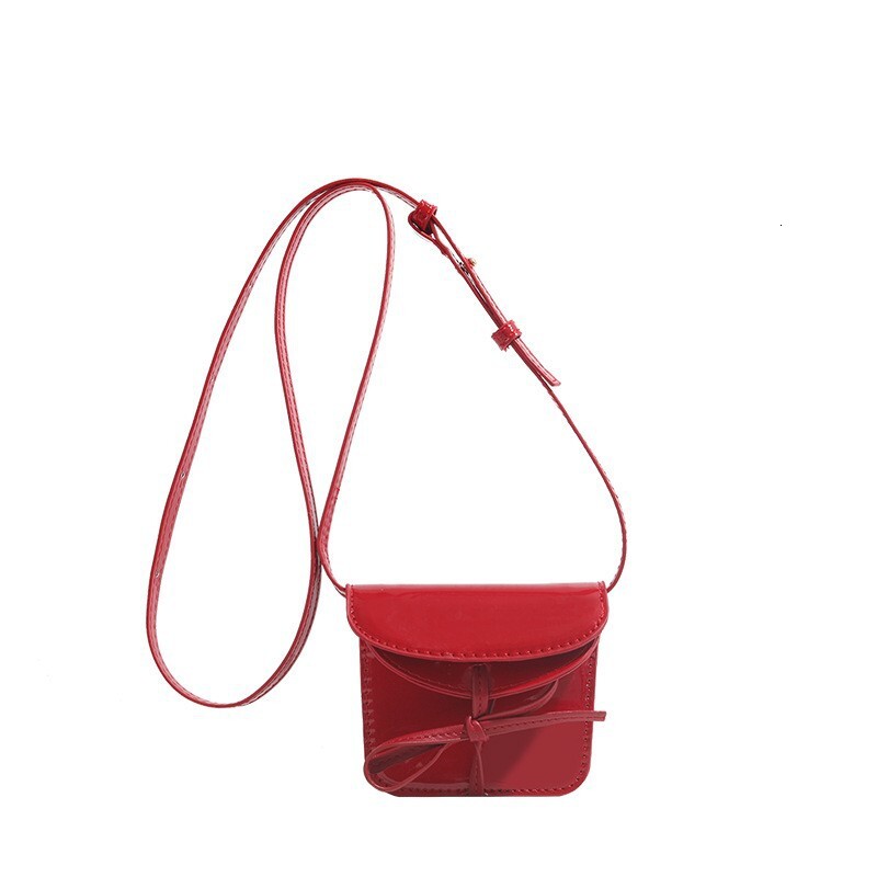 Red Niche Small Square 2025 New Bowknot High-end Stylish Crossbody Shoulder Bag ddmymoon