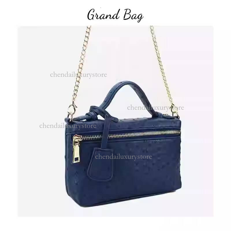 Free Shipping Designer Ostrich Pattern Women's Leather Bag Luxury Handbag Fashion Chain Shoulder Bag Mini Phone Bag