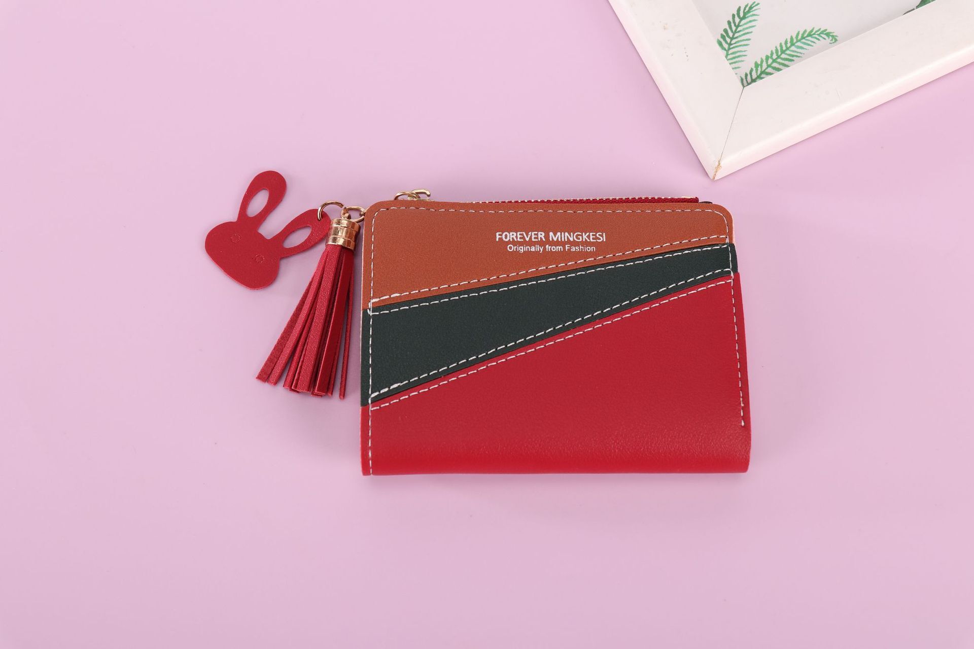 New Women's Short Wallet Zipper High-end Feel Coin Purse Female Student Luxury Bag Korean Fashion Multi-color Cute Style