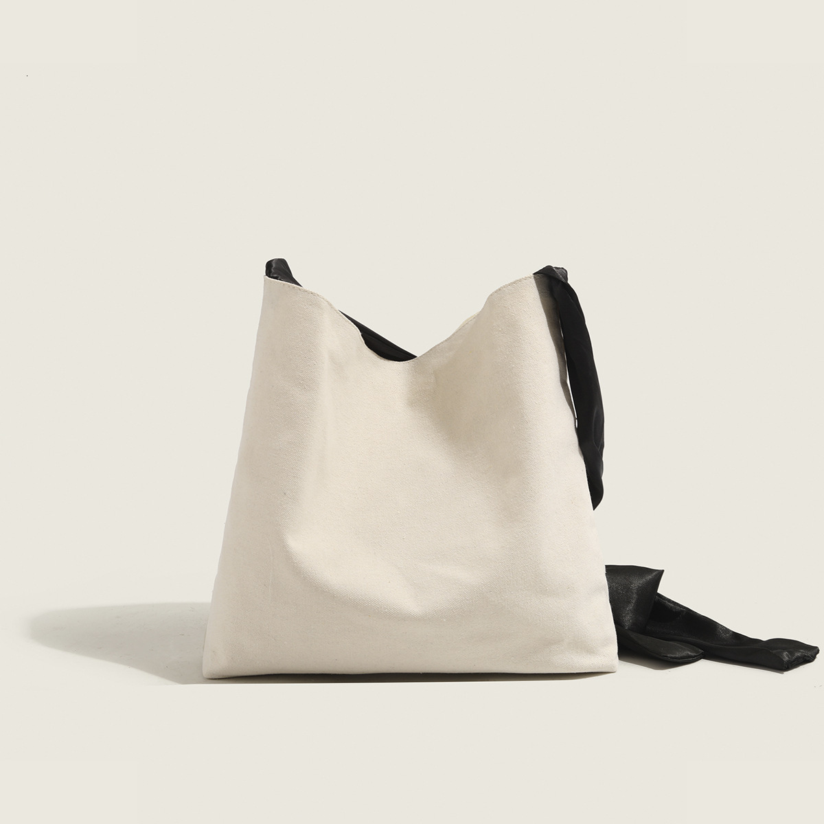 2025 New Shopping Single Shoulder Tote Large Capacity Simple Canvas Bag ddmymoon