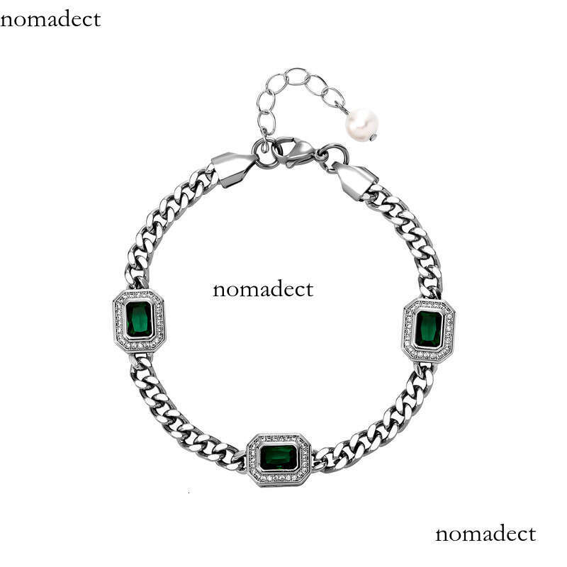 Summer Simple 3.5 Sterling Silver Cuban Chain Necklace Bracelet Unisex Hip-Hop Accessories