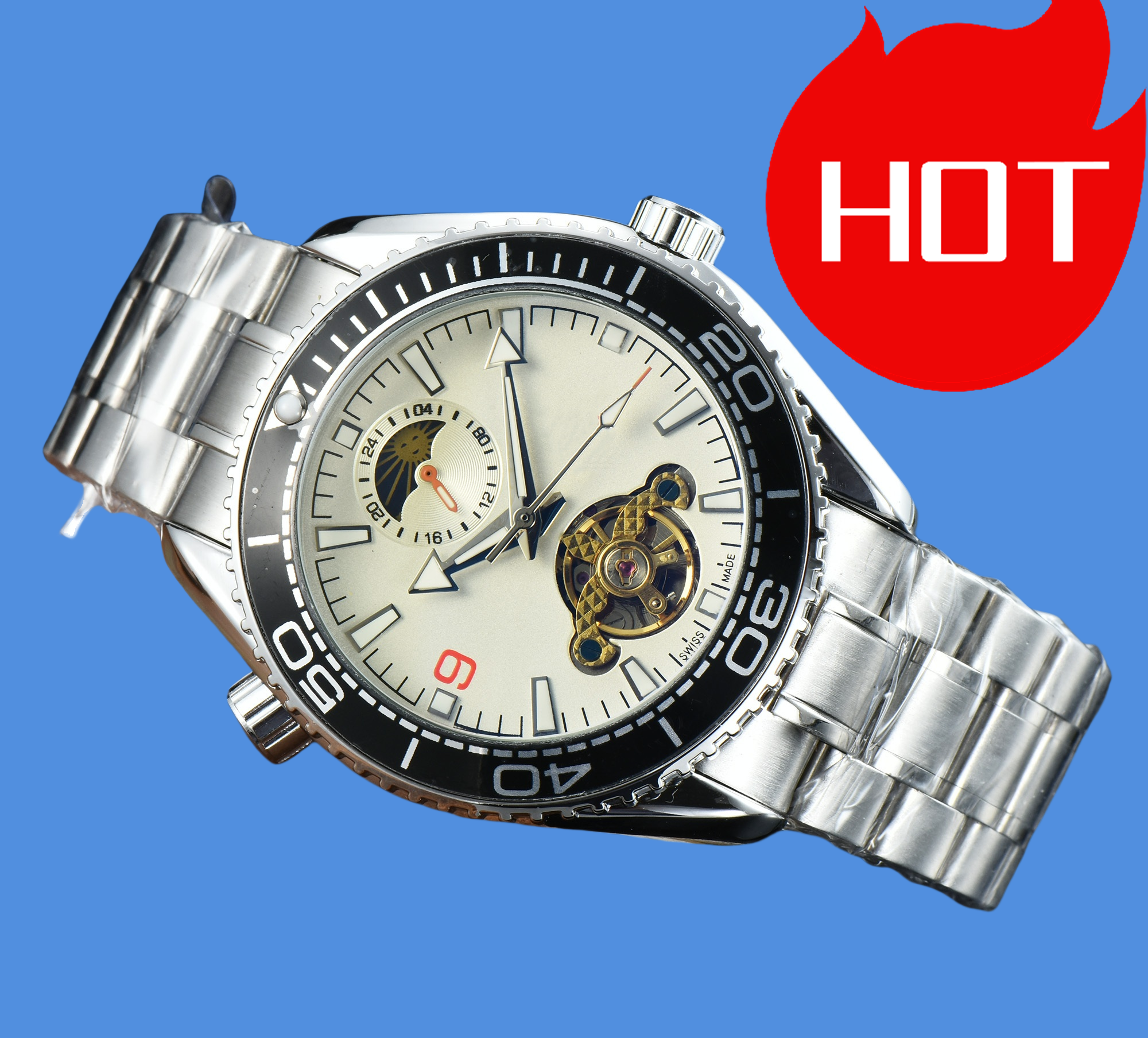 Women men's luxury OMGity SEAMASTERity SPEEDMASTERity Wristwatches digital automatic mechanical watch Tourbillon waterproof IRM QA LU men watches DJ80