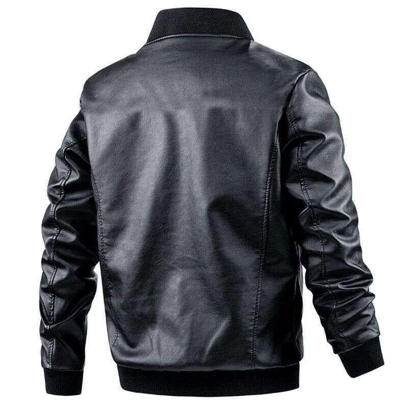 Men's Clothing 2025 Motorcycle Men's Trendy Brand Jacket Spring And Autumn Korean Style Casual Leather