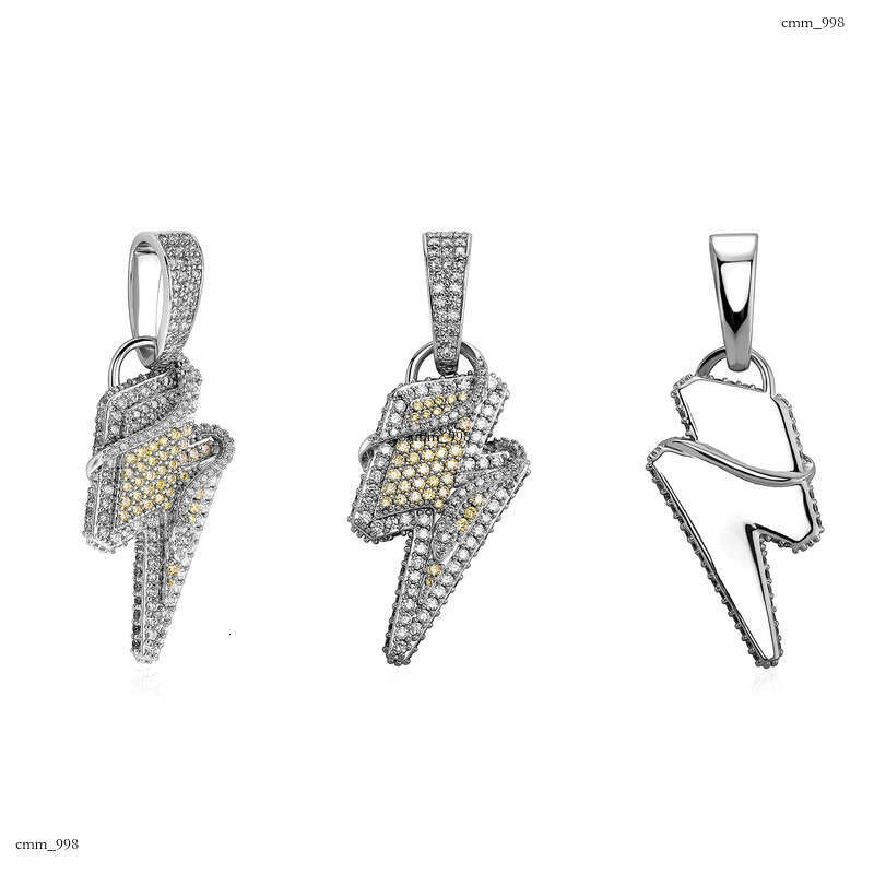 New Lighing Coiled Snake Personality Live Trendy Men's Fashion Clavicle Necklace Pendant