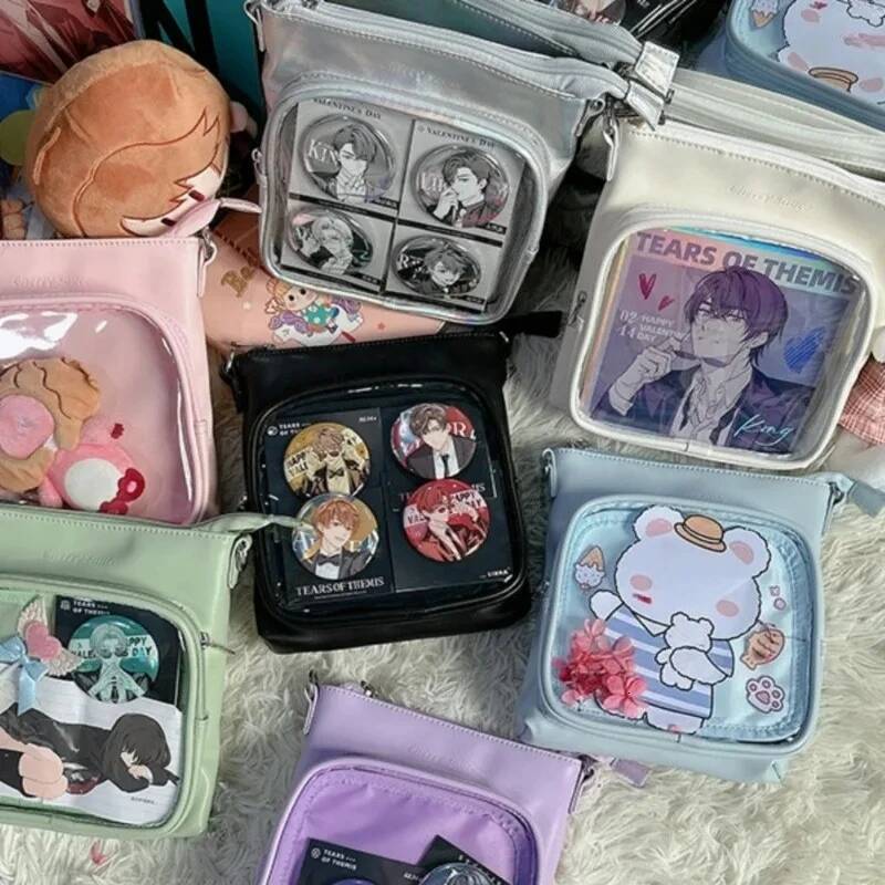 Ita New Sweet Cute Transparent Crossbody Bags for Women 2025 Spring PU Shoulder Bag Popular Display Bolso Mujer Summer
