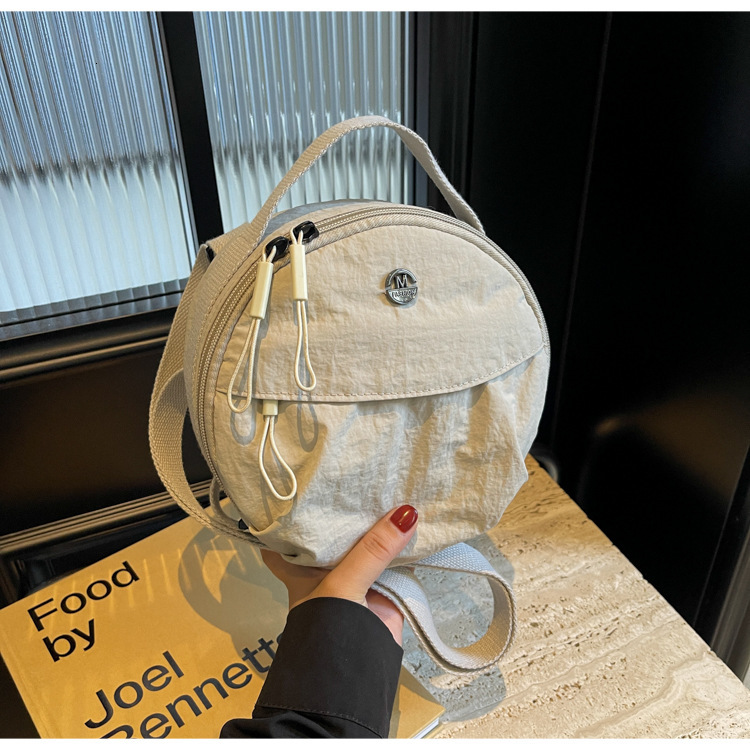 2025 Designer Bag New Simple Fashion Single Shoulder Crossbody Bag For Women Stylish Casual Student Bag Luxury Bag Trendy Small Round Bag