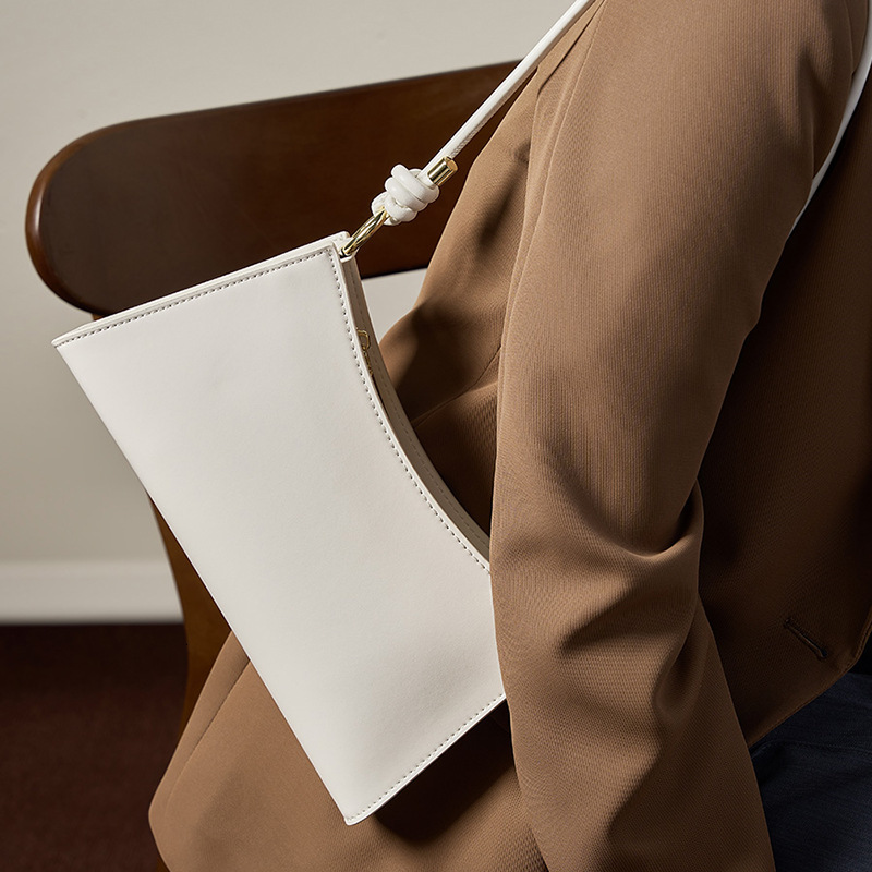 French Style Underarm Baguette Single Shoulder For Women New Light Luxury High-End Genuine Leather Women's Bag
