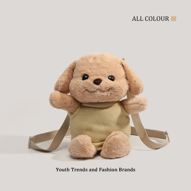 Puppy Poodle Crossbody Cute Plush Doll Backpack ddmymoon