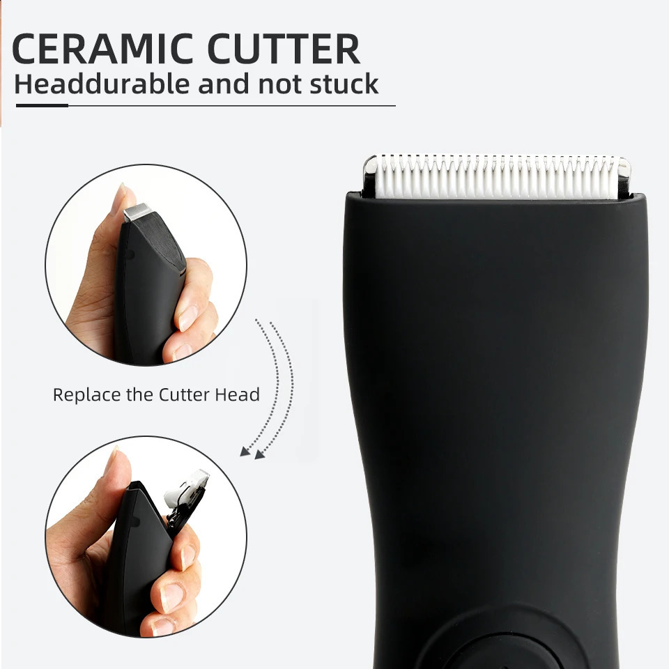 Mens Body Hair Trimmer for Men Balls Women Lady Shaver Hair Removal Bikini Trimmer Groin Body Shaver Groomer Arm Beard Razor 250805