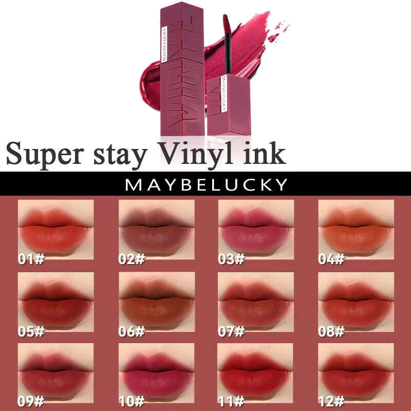 All Qualifications MAYBELUCKY Long-lasting Moisturizing Silky Smooth Gloss Lip Glaze Free shipping Free shipping
