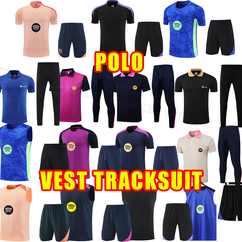Vest set ANSU FATI football soccer tracksuits 25 26 MEMPHIS PEDRI Kun Aguero ADAMA FERRAN 2025 2026 GRIEZMANN F. DE JONG DEST shirt short sleeve training Barceloan polo