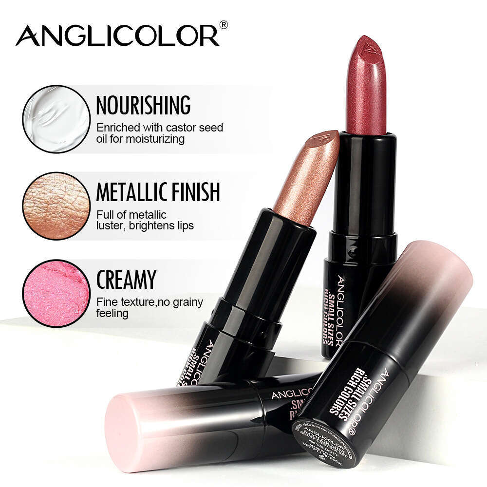 Makeup Pearlescent Set 6-Pack Waterproof Fine Shimmer Non-Stick Cup Lipstick Kit Free shipping