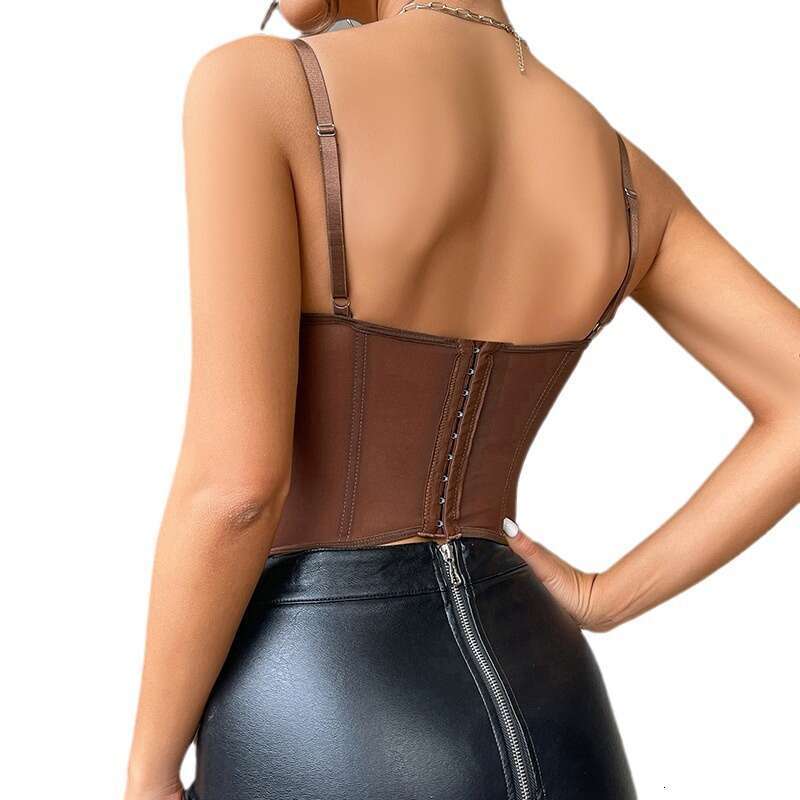 Hot Item Girl Sexy Push-Up Tight Fishbone Bra Eyelash Lace Trim See-Through Pure Desire Camisole