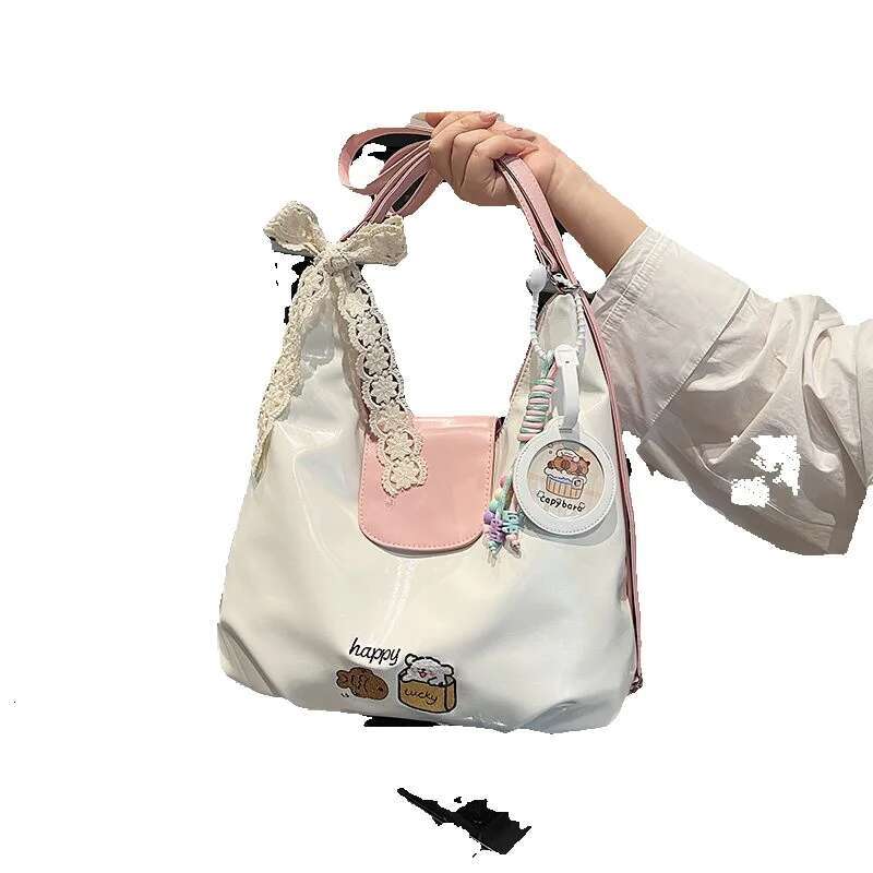 Light High Value Women's 2025 Spring Summer New Tide Shoulder Lazy Wind Liner Hundred Bag