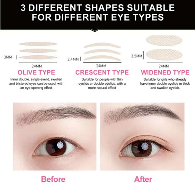 Double Eyelid Tape Makeup Tools Accessories Eyelid Tape Makeup Products Tools Lace Mesh Self-adhesive Invisible Eye Patch 250807