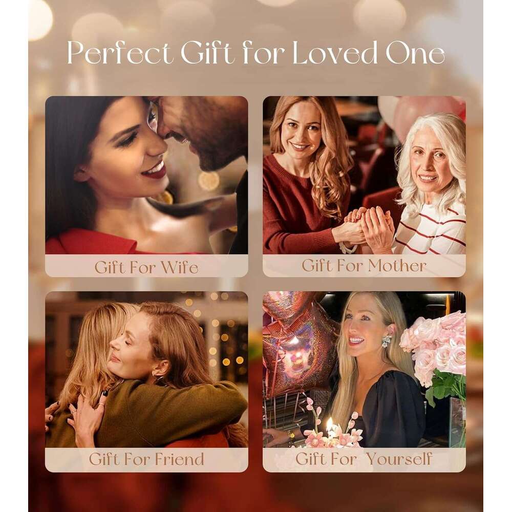 Bracelets Women Beaded 14K Gold Plated Stack Strand Stretch Bead Ball Stackable Adjustable Bracelet Set Jewelry for Gifts