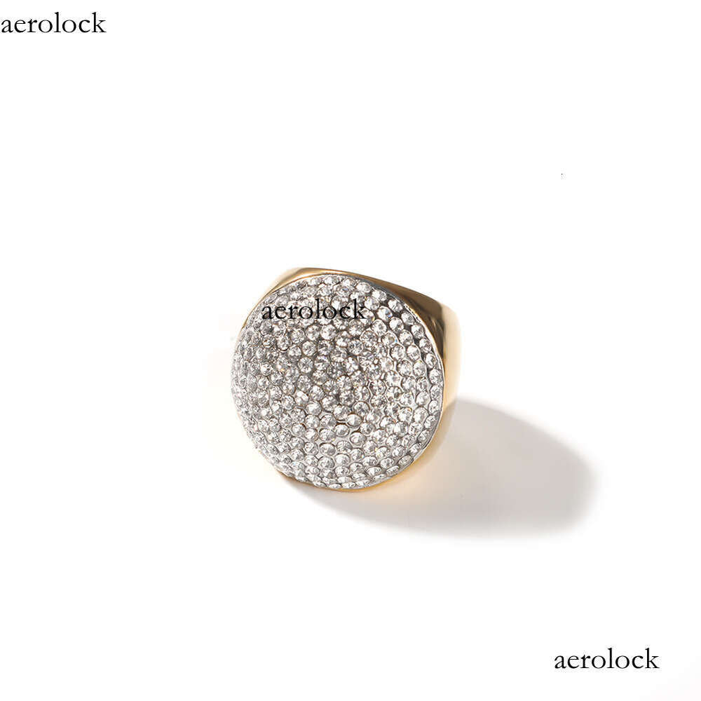 Men's Hip-Hop Color-Retaining Niche Design Sterling Silver Accessory Ring