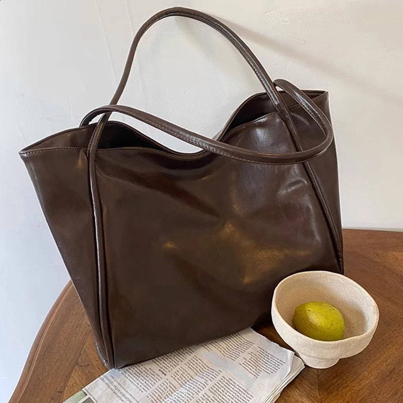 Large Capacity Tote Bag Ladies Shoulder Bags for Work Commuting Carrying Bag Student Handbag Female Outfit Book Pack 250809